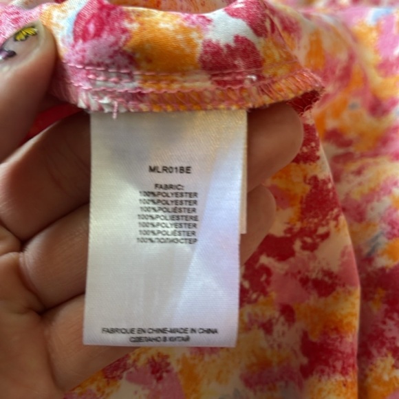 Lili Sidonio Molly Bracken Dress Size large wrap multi color long dress - Picture 5 of 7